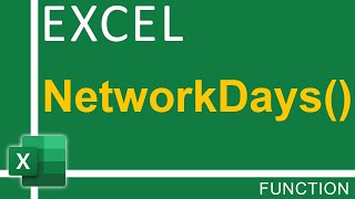 How To Use Excel NetworkDays Function | Excel Tutorial for Everyone
