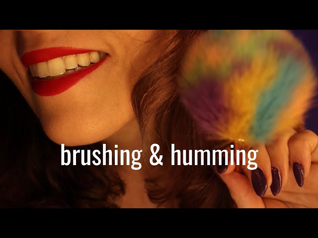 ASMR | The Best Relaxation: Brushing & Humming For You 💜