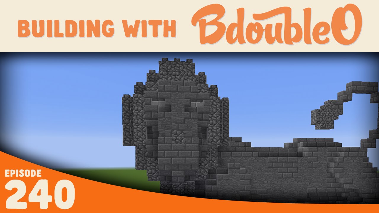 gaming logo Minecraft :: The Lion of Timberstone :: Building with BdoubleO :: Episode 240
