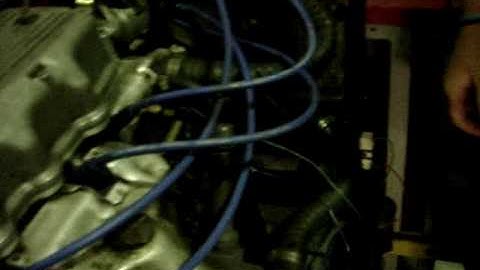 Engine running for compression test