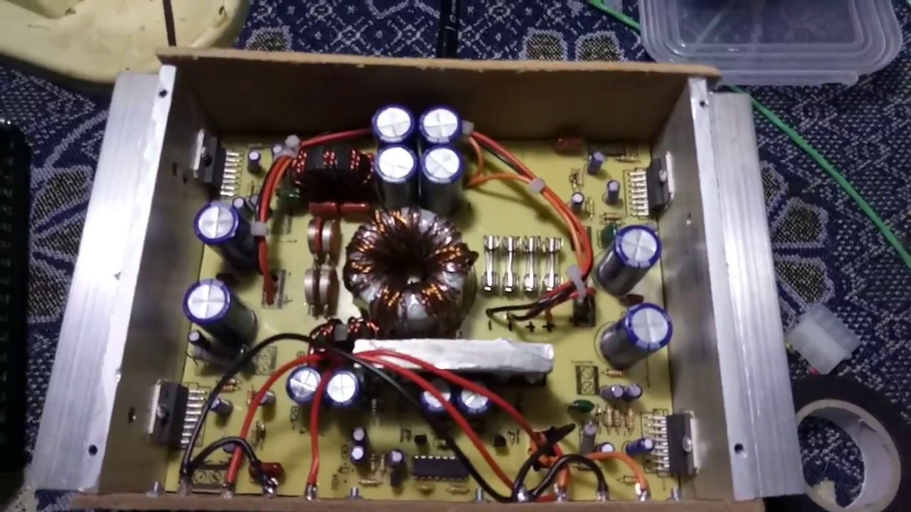 tda 7293 в авто 4 канала по 100ват