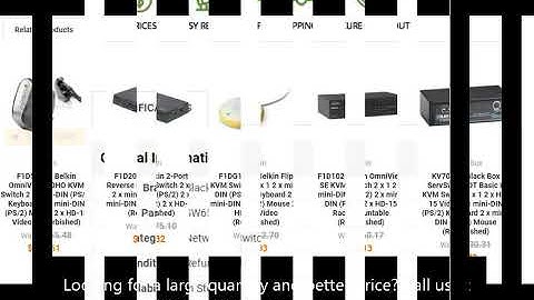 SW651A Black Box ServSwitch Wizard 2-Port KVM Switch 2 x 1 2 x mini-DIN (PS/2) Keyboard