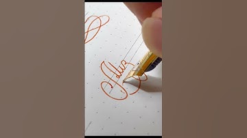 Aliza - name handwriting with fountain pen #calligraphy #art #handwriting #signature #satisfying