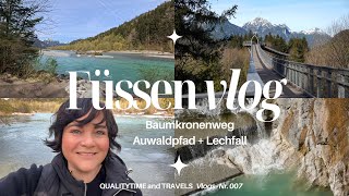 Füssen - Lechfall - Baumkronenweg - Auwaldpfad - Walderlebniszentrum