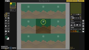 Piskel Tile Sets - adding a grass layer