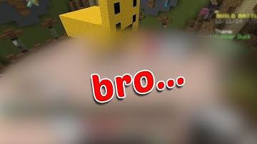 minecraft build battle players are crazy