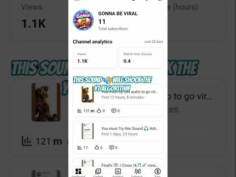 This Sound 🎧 Will Shock The YT Algorithm #algorithm #sound #audio by GONNA BE VIRAL