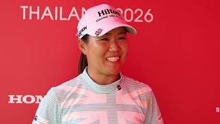 Nasa Hataoka 26 Putts in Round 1 Honda LPGA Thailand 2026 Interview