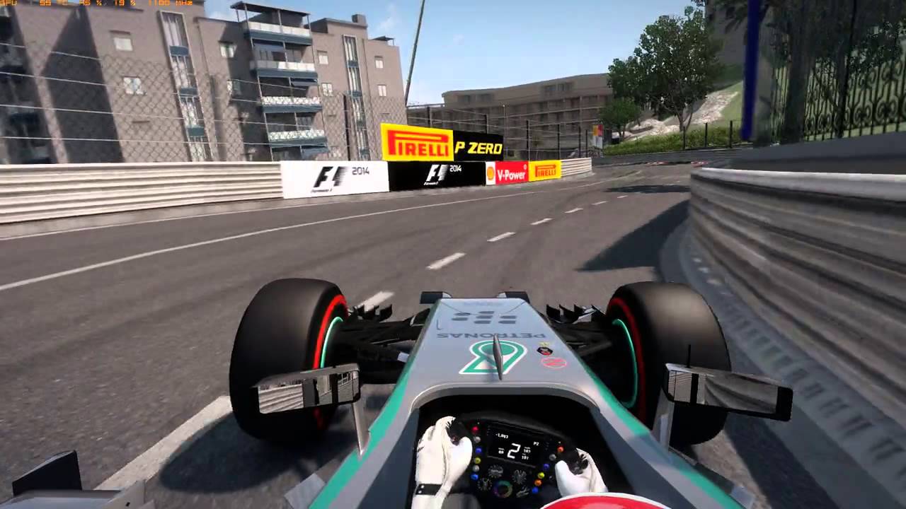 Codemasters F1 2014 Monaco hotlap