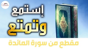 مقطع من #القرآن_الكريم #سورة_المائدة بصوت تقشعر له الأبدان 😲 surat al-maidah