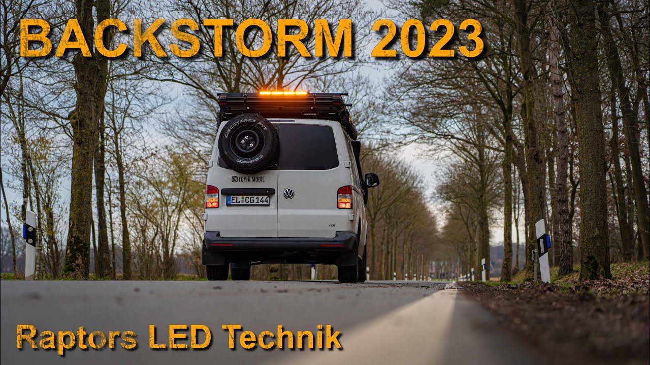 Raptors LED Technik Backstorm 2023 Heckwarnsystem