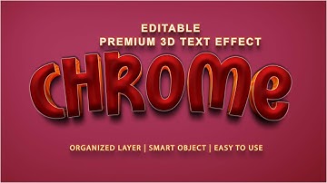 Create AMAZING 3D Text Effect in Photoshop FAST