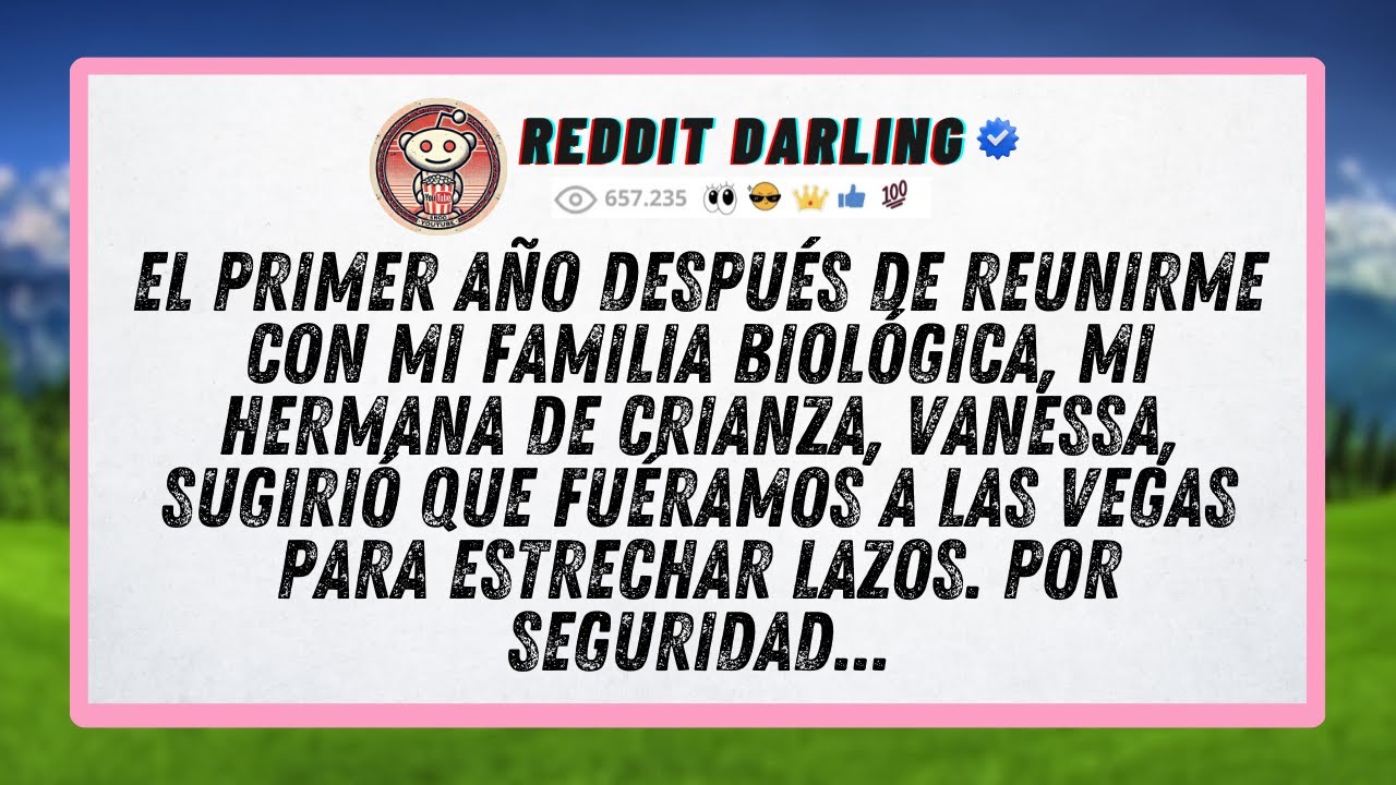 El primer año después de reunirme con mi familia biológica, mi hermana de crianza, Vanessa...