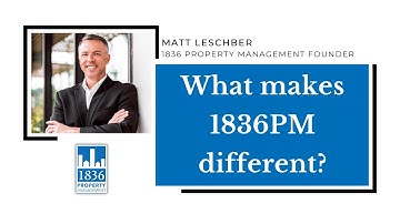 What makes 1836 Property Management different?