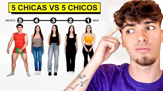 5 Chicos VS 5 Chicas! ¿Quién es la Persona Mas Atractiva?