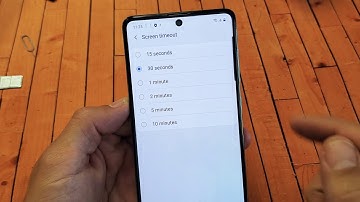 Galaxy A71: How to Change the Screen Timeout Time Before Locks