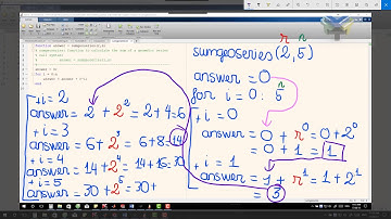 MATLAB - CƠ BẢN - CHƯƠNG 2 - 05 - 05 - TÍNH TỔNG CỦA CHUỖI SỐ BẰNG FUNCTION