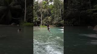 She Tried the Jungle Rope Swing... Then Everyone Cheered 🌴 She Tried the Jungle Rope Swing... Then Everyone Cheered 🌴