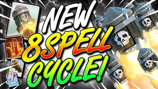 INSANE 8 SPELL CYCLE!! WINNING WITH SPELLS ONLY IN CLASH ROYALE!! INSANE 8 SPELL CYCLE!! WINNING WITH SPELLS ONLY IN CLASH ROYALE!!
