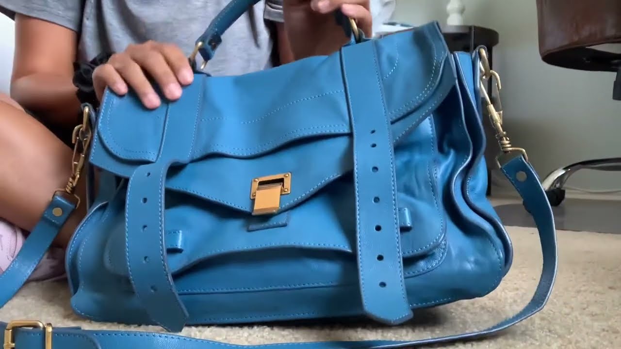 YouTube made me do it! Proenza Schouler PS1 bag quick review - YouTube