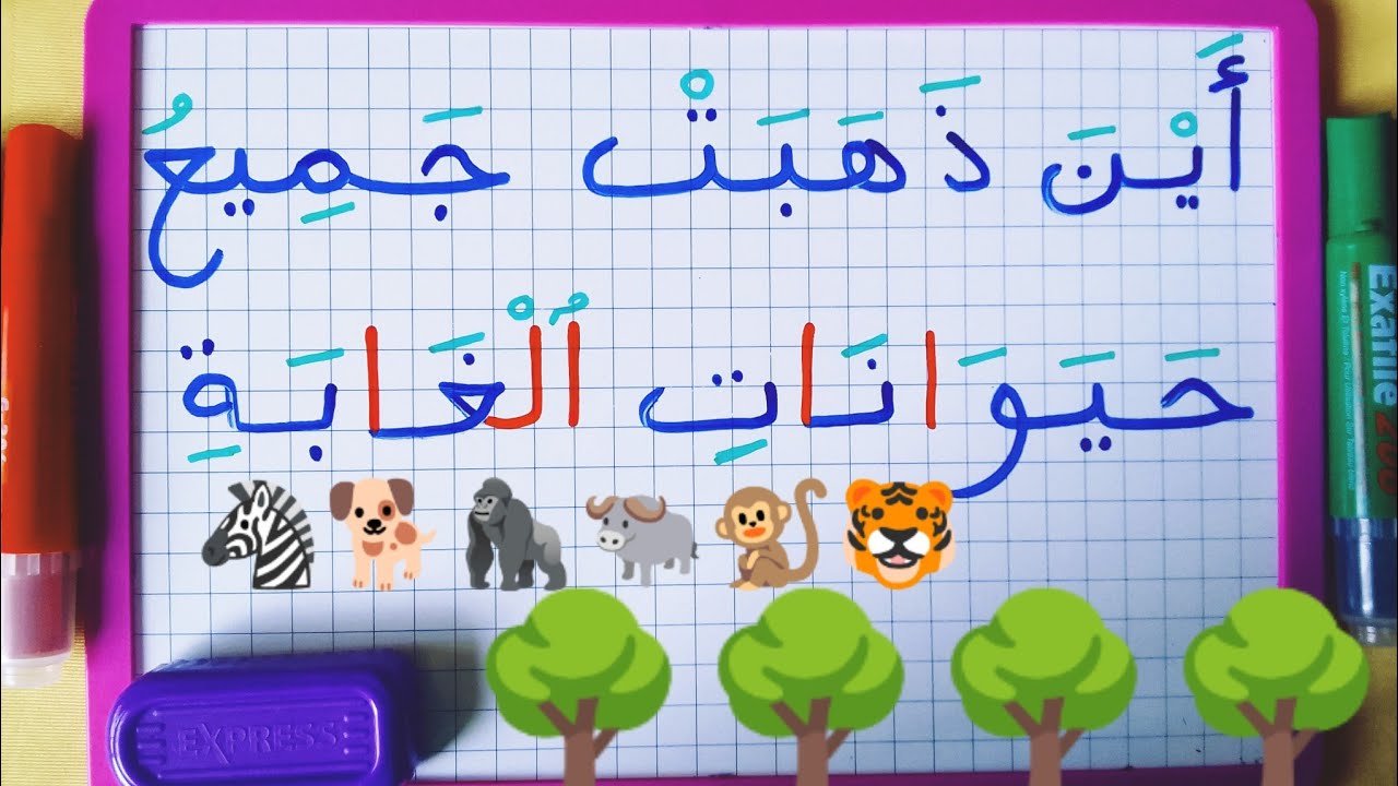 تعلموا الكتابة والقراءة من خلال قراءة جملة طويلة بالسكون.