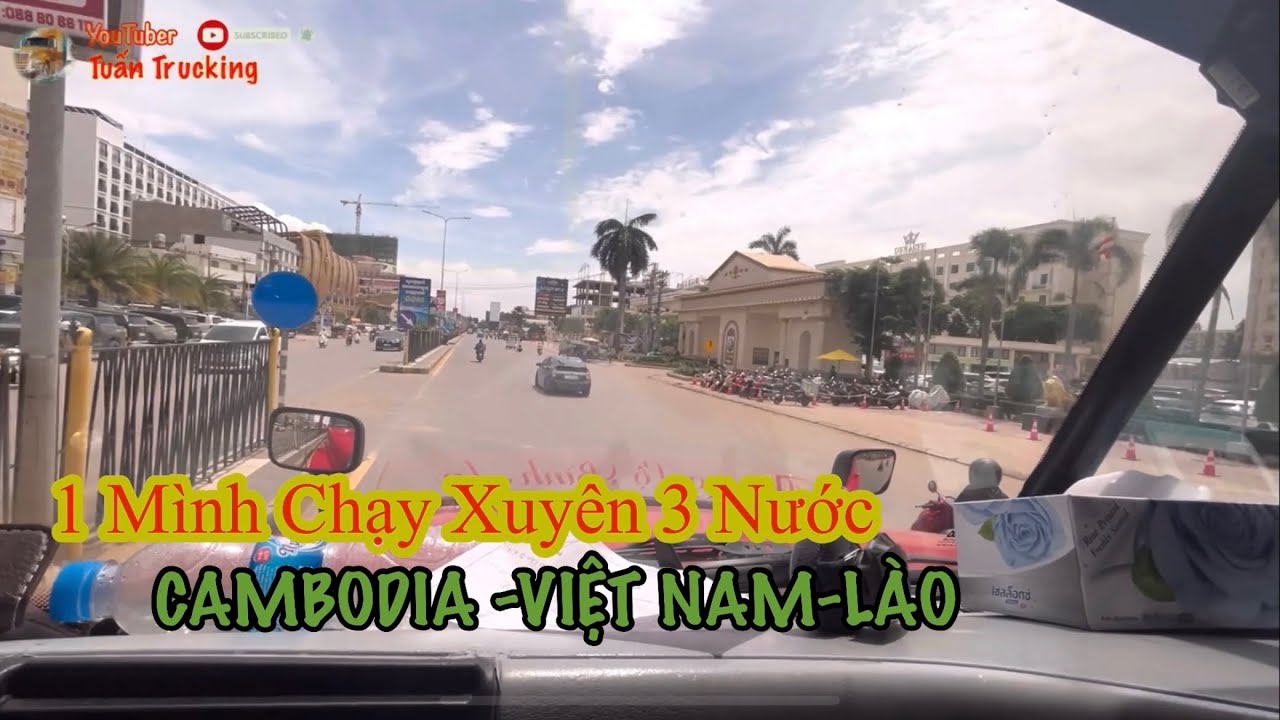 Hành Trình Lái Xe Đầu Kéo đi qua 3 Nước // Tuấn Trucking