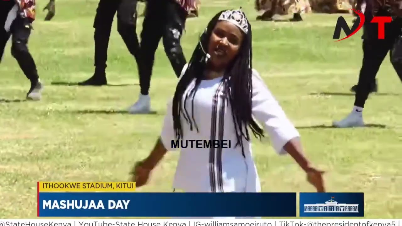 See Ruto Forced to Stand Up and Dance to Kamba Music in Kitui County Mashujaa Day Celebrations!