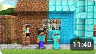 НУБ И ПРО ПОДЕЛИЛИ НАШУ ДЕРЕВНЮ ЖИТЕЛЕЙ ПОПОЛАМ В МАЙНКРАФТ | Компот Minecraft