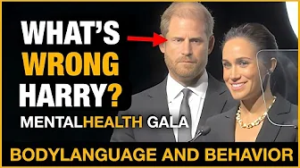 What’s Bothering Prince Harry? | Body Language at Mental Health Gala