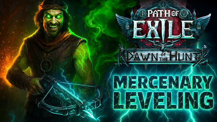 Path of Exile 2 : Mercenary Leveling Build YOU NEED