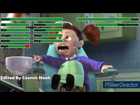 Finding Nemo (2003) Final Battle with healthbars