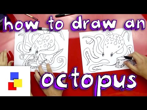 Video: How To Draw An Octopus