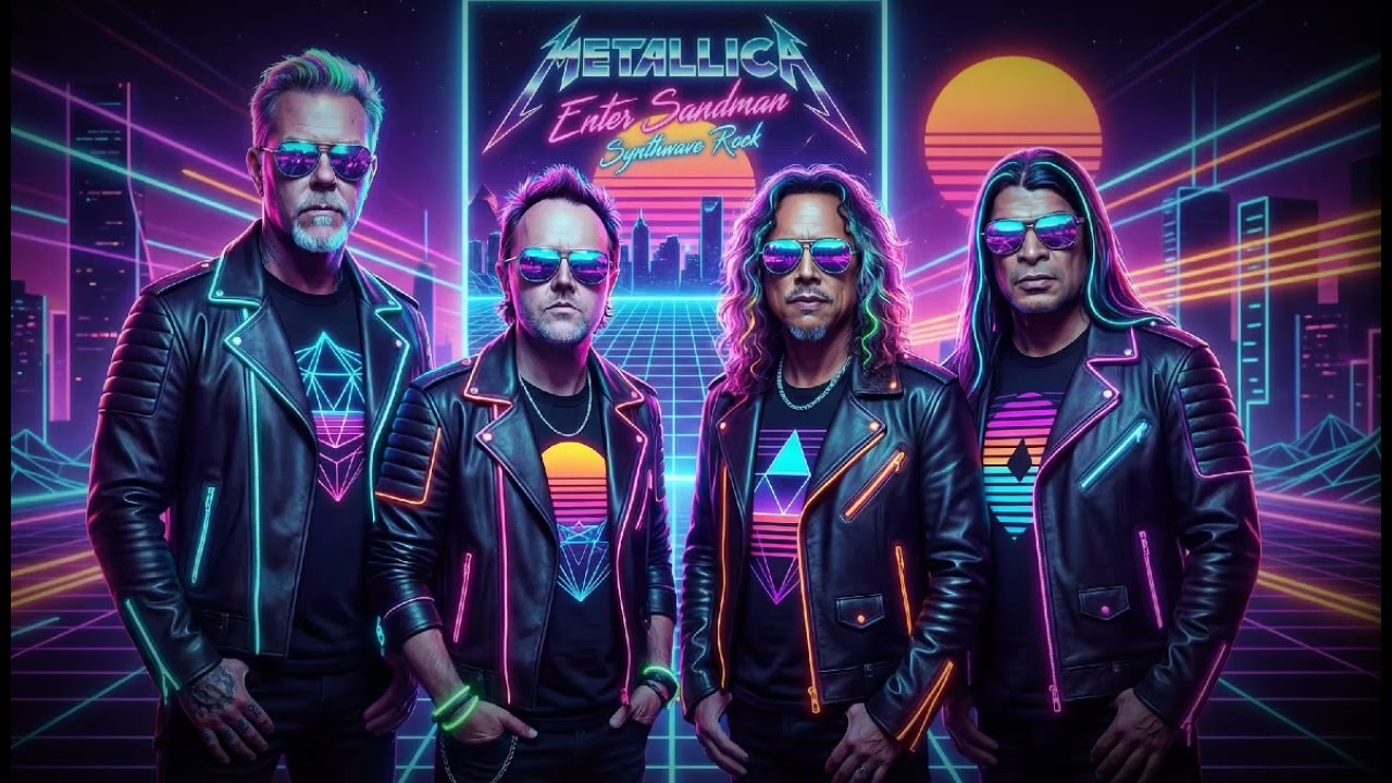 Metallica – Enter Sandman (Synthwave Rock Version)