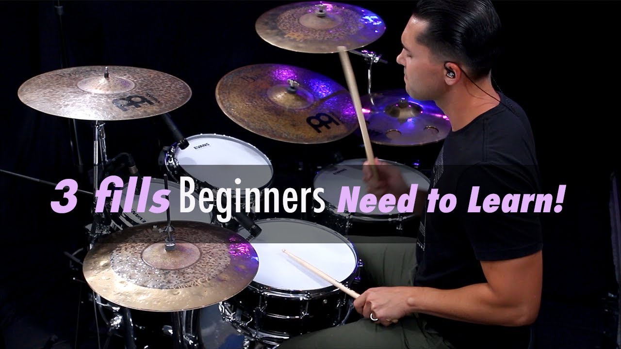 3 Easy Drum Fills That Rock Beginner Intermediate Drum Lesson Youtube