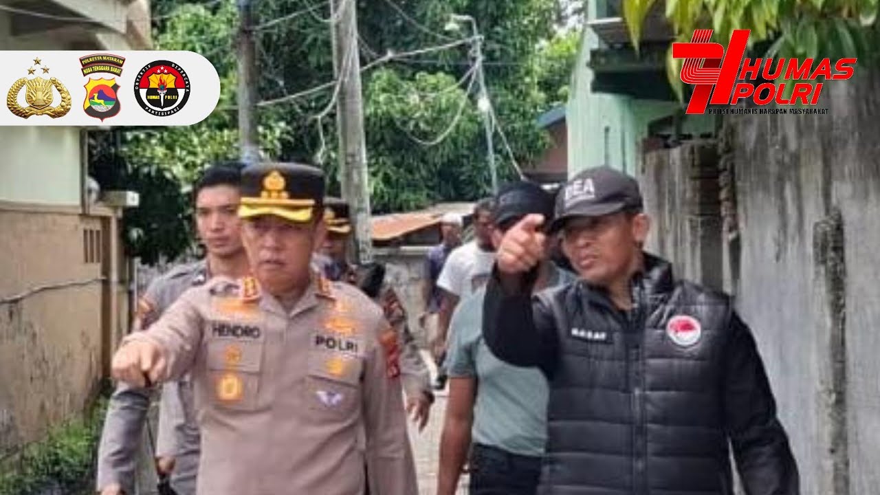 Kapolresta Mataram Pimpin Langsung Penggerebekan Kampung N4rkoba di Mataram @humasresmataramntb375 