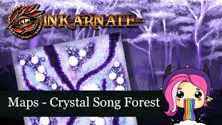 Celebrity Inkarnate - Map Making - Crystal Song Forest Map - 5e D&D - Tabletop - FVTT Wealth