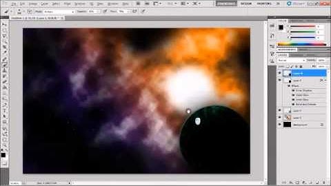 "Nebula" Adobe Photoshop CS5
