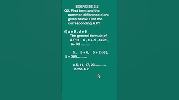 10th MATH | EXERCISE 2.5 Q 2 | Solutions  ARITHMETIC PROGRESSION #Tamil#Samacheer#guide