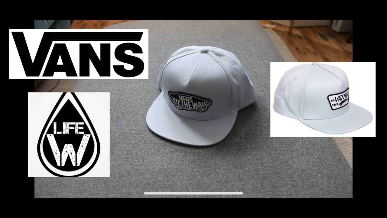 VANS full Patch Snapback Hat Blue In Baby Blue