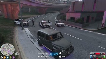 Cops shoots at Mandem after a felony traffic stop Mandem GTA RP nopixel