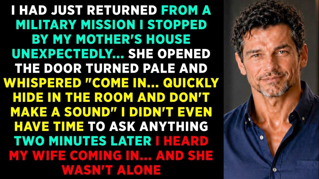 Mia madre mi guardò come se fossi un fantasma. Non mi abbracciò, non sorrise: mi tirò dentro e chiuse la porta. “Non volevi che nessuno sapesse che sei tornato,” sussurrò, ma non era paura di una...