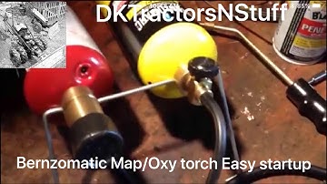 Bernzomatic Map/Oxy torch Easy startup
