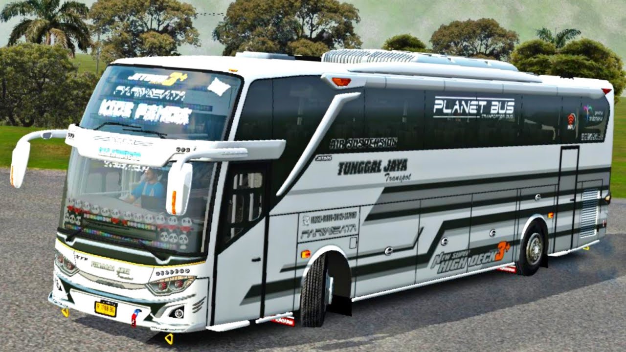 MOD JETBUS 3 TUNGGAL JAYA "KIDS PANDA" TERBARU | MOD BUSSID VIRAL - YouTube