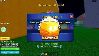 ALL *NEW WORKING* FRUIT CODES! ON BLOX FRUITS IN MAY 2024! (ROBLOX)