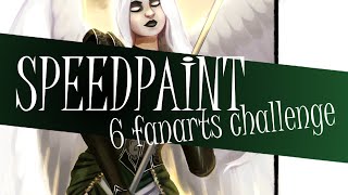 [Speedpaint] Archangel Avacyn (MTG) screenshot 4
