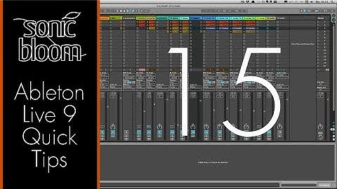Ableton Live Quick Tips: Change Clip Parameters of All Grouped Clips Per Scene