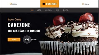 How To Create a Beautiful Cake Website  Using  HTML, CSS, and JavaScript | Full Tutorial #htmlcss