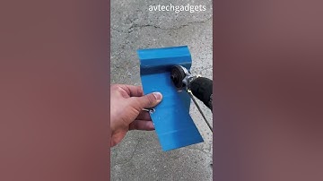 Hand drill converted into shearing machine#tech #avtechgadgets #gadgets #ytshorts