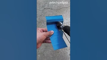 Hand drill converted into shearing machine#tech #avtechgadgets #gadgets #ytshorts