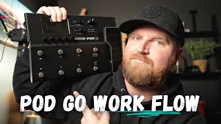 Line 6 Pod Go and how I use it LIVE!